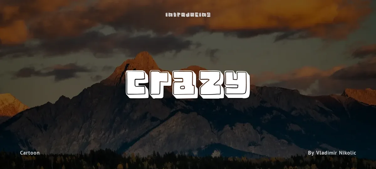 Crazy font preview