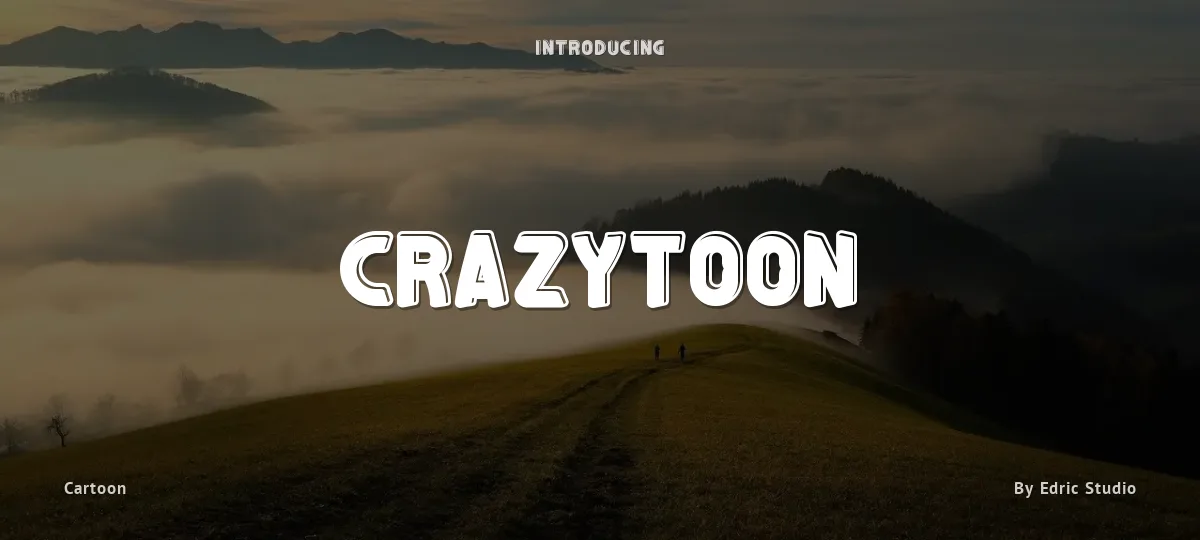 Crazytoon font preview