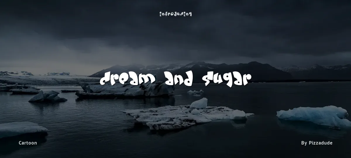 Cream and sugar font preview
