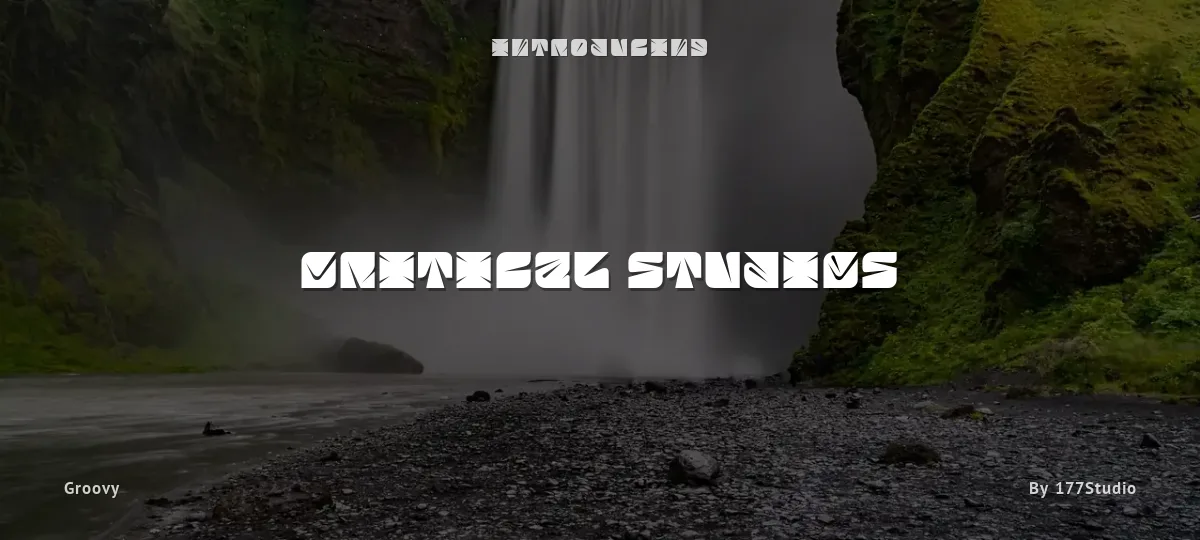 Critical Studies font preview