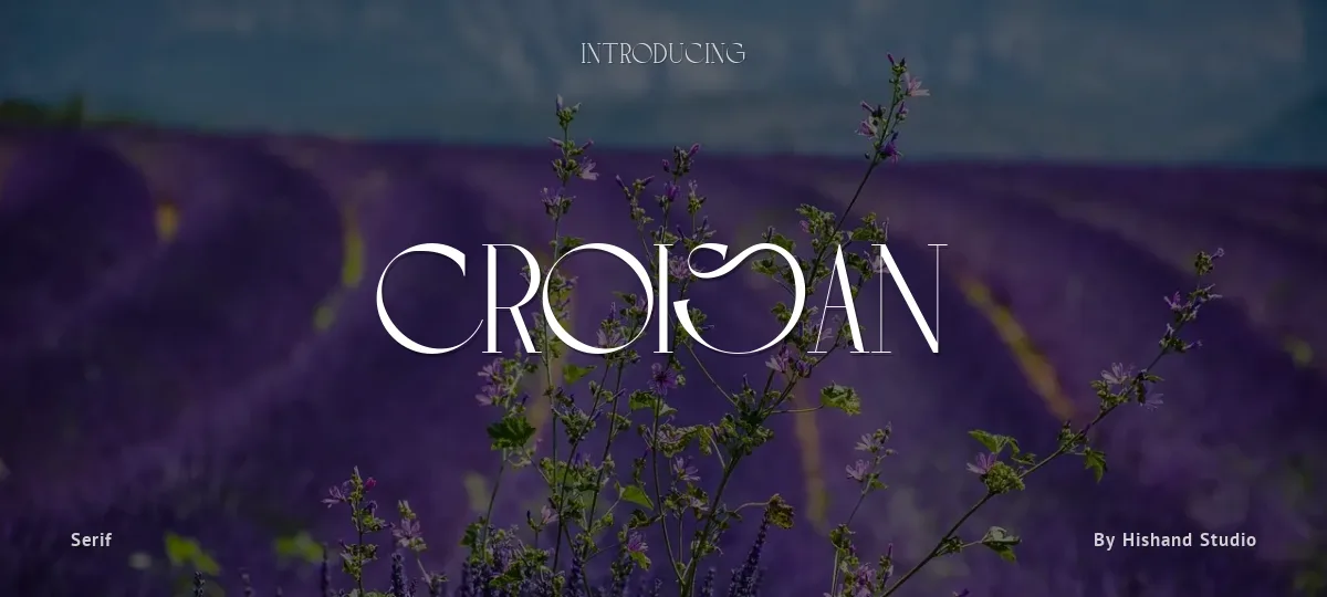 Croisan font preview