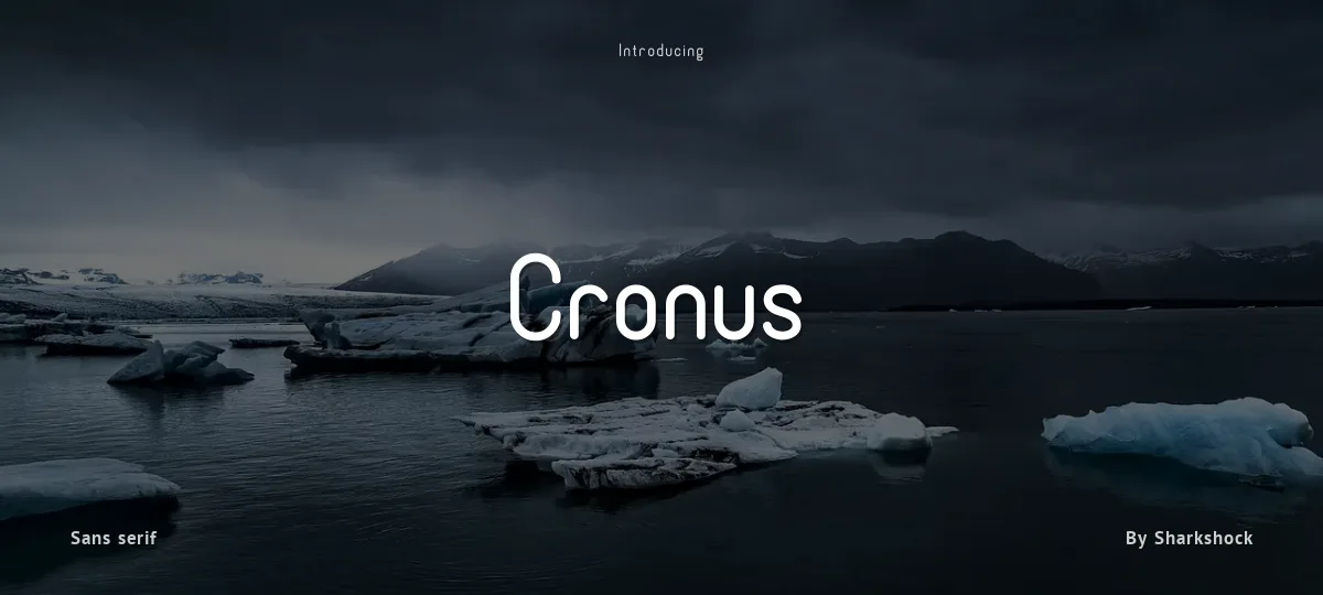 Cronus font preview