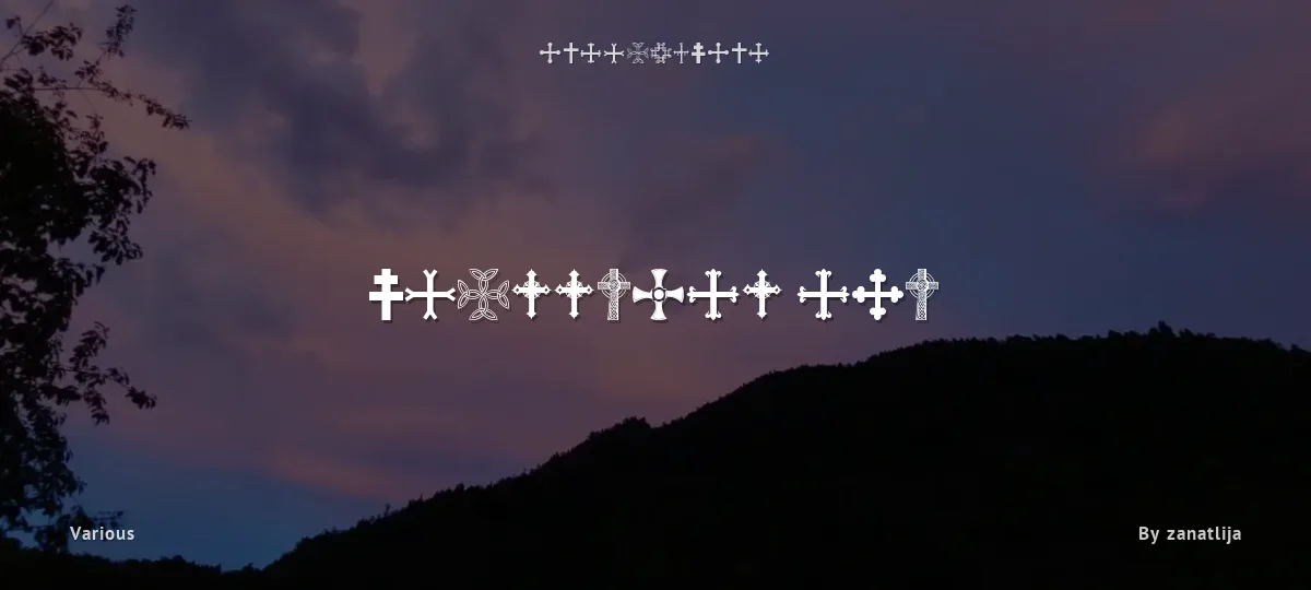 Crossbats TFB font preview