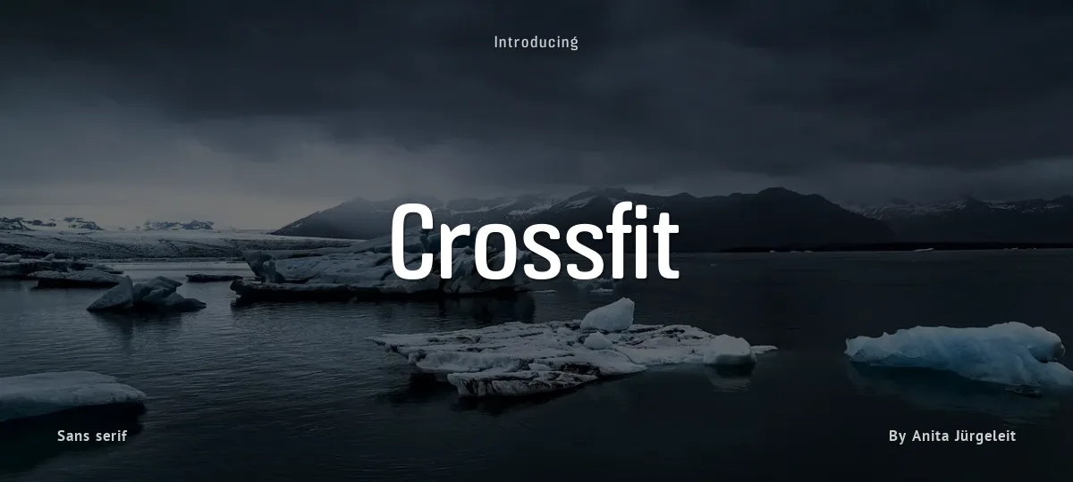 Crossfit font preview