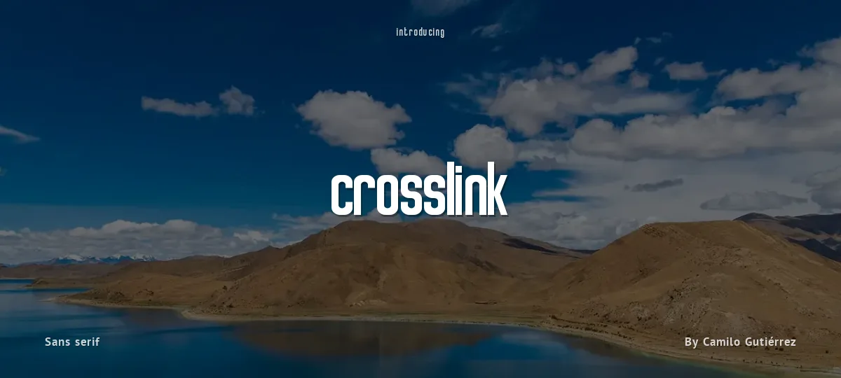 Crosslink font preview