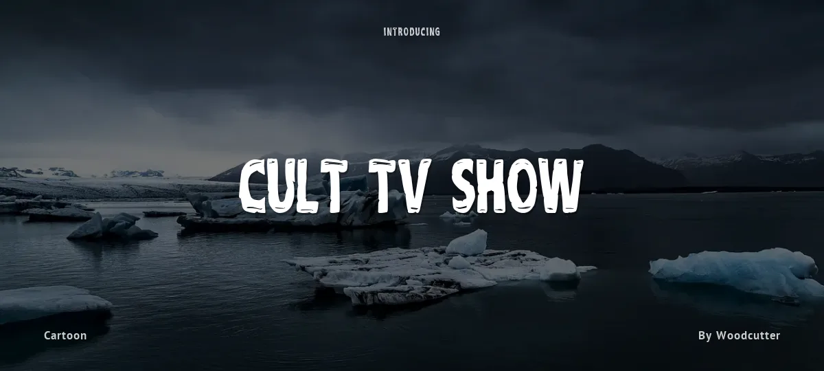 Cult Tv Show font preview