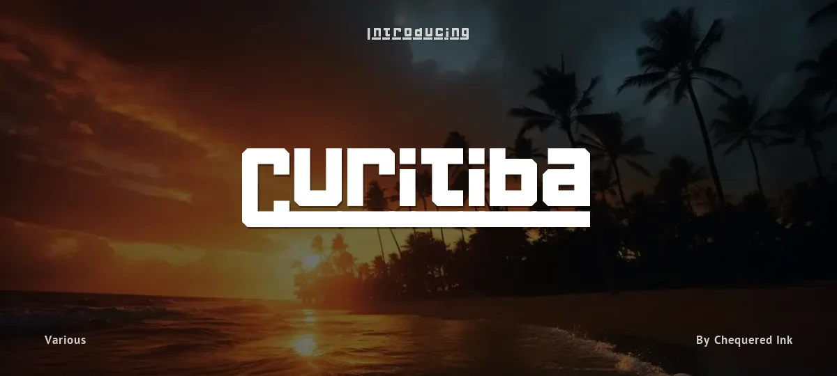 Curitiba font preview