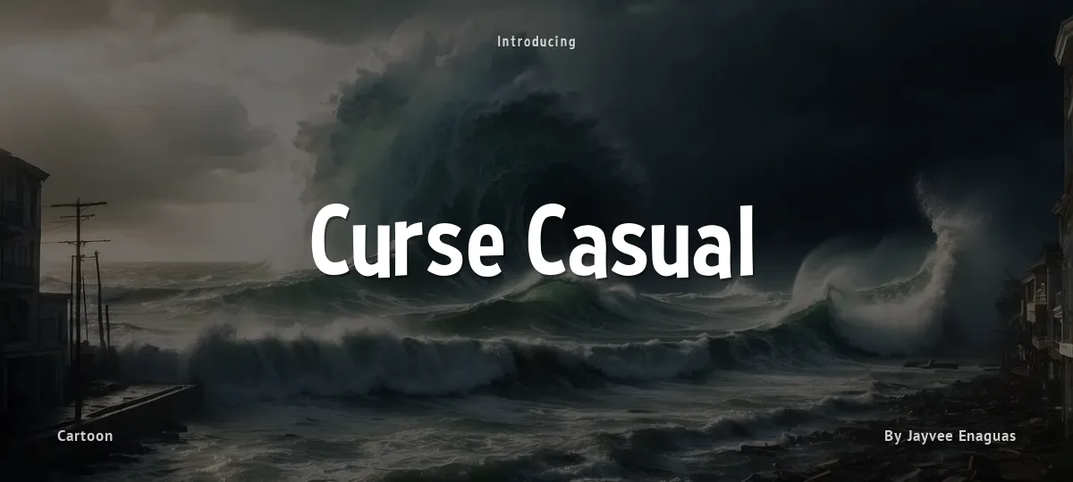 Curse Casual font preview