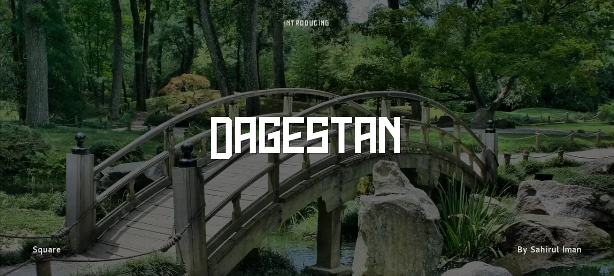 Dagestan font preview