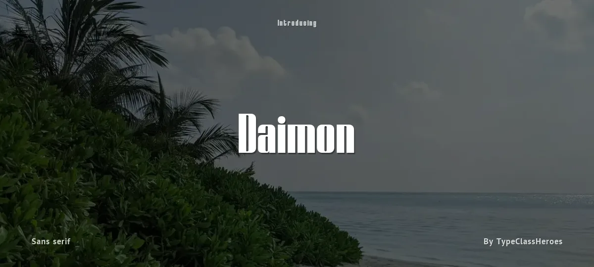 Daimon font preview