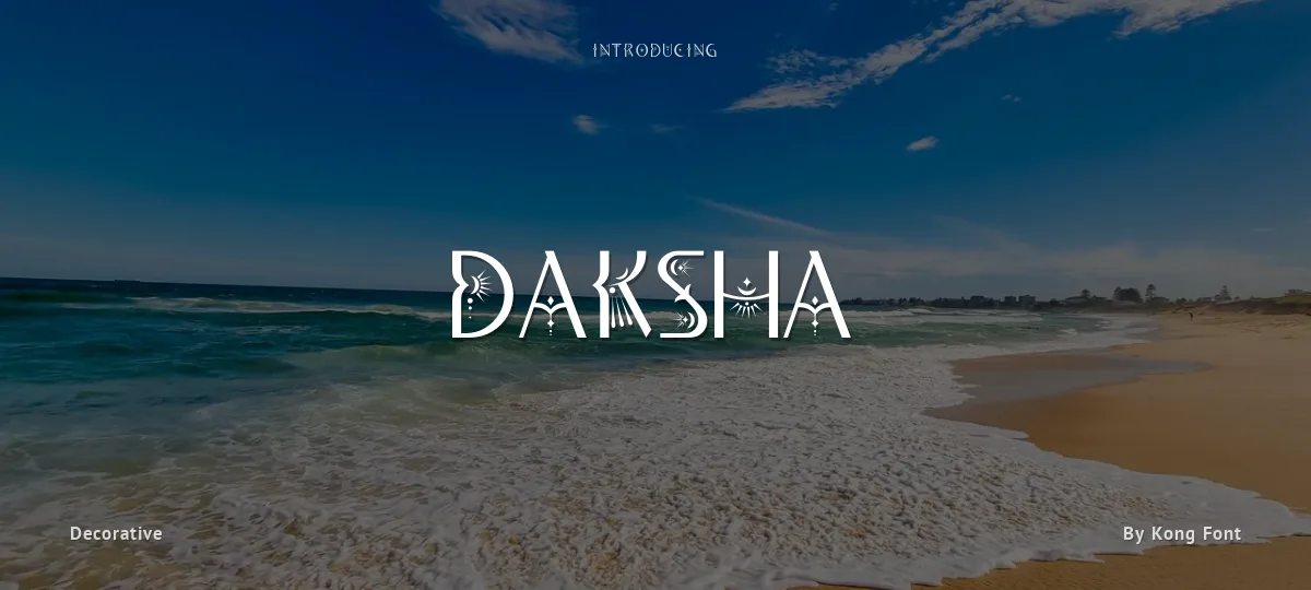 Daksha font preview