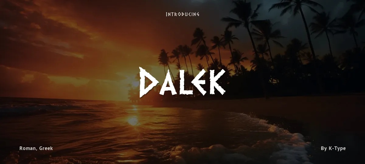 Dalek font preview