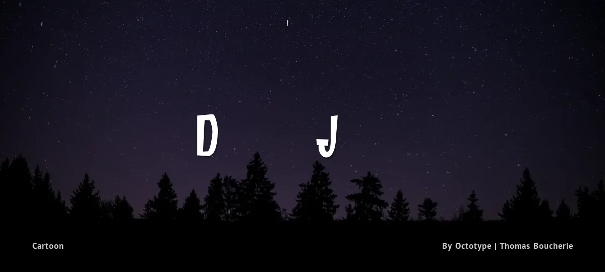 Dancing Jungle font preview