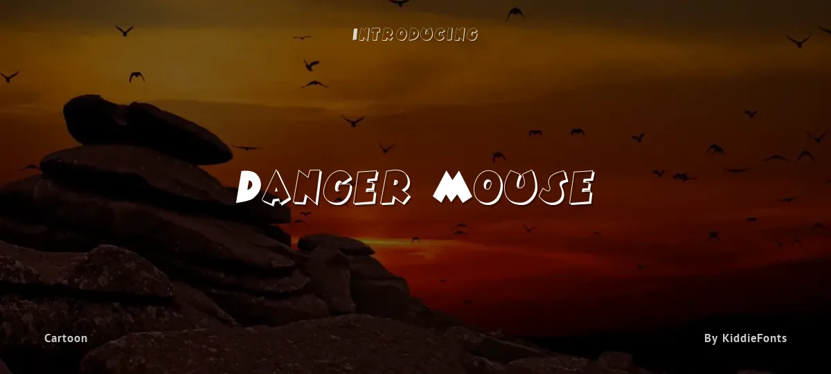 Danger Mouse font preview