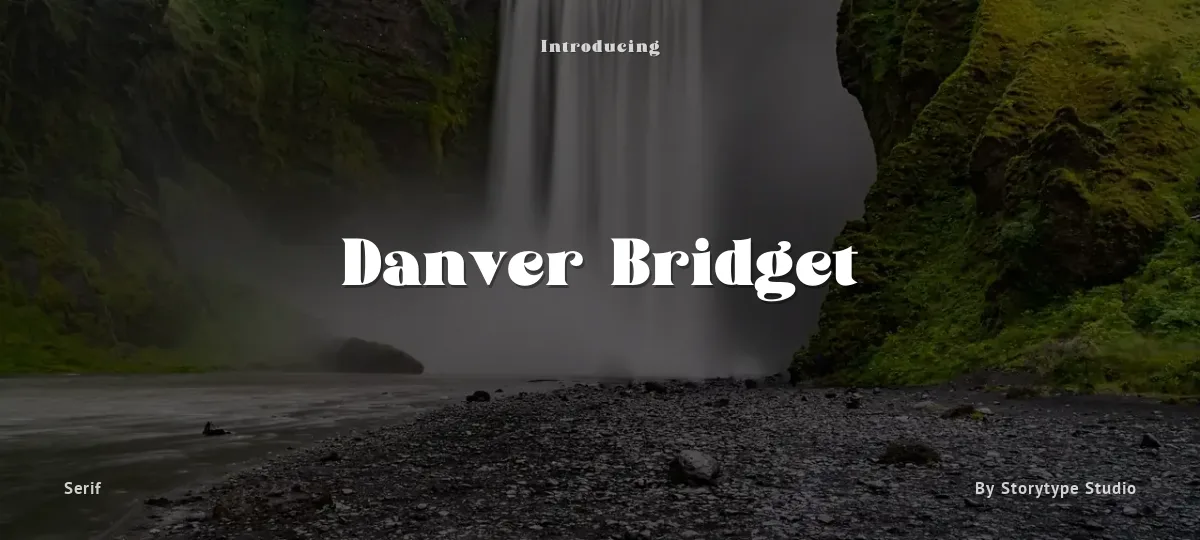Danver Bridget font preview