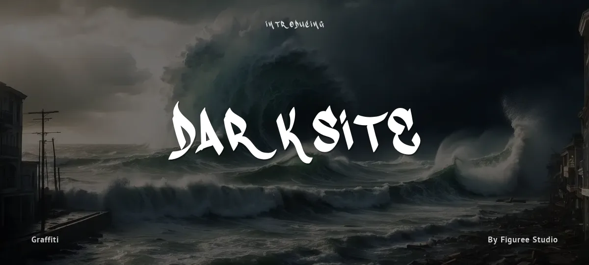 Darksite font preview