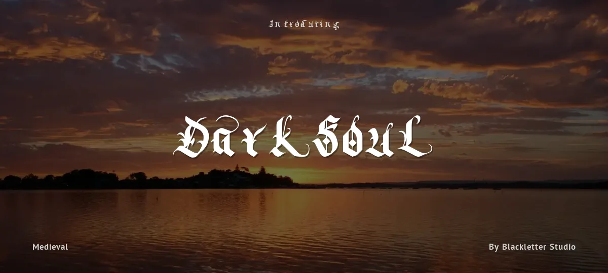 Darksoul font preview