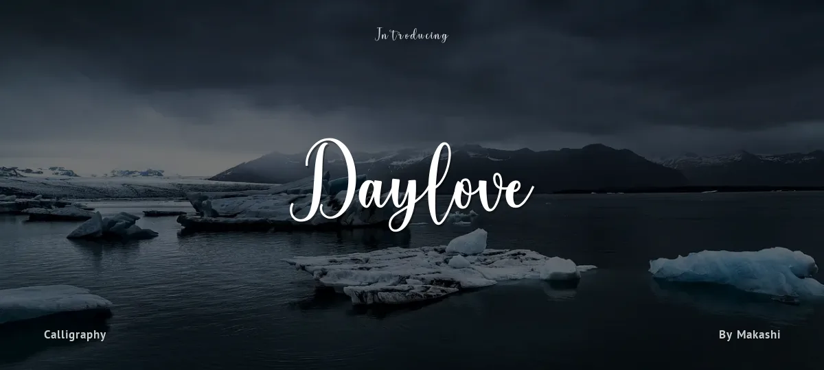 Daylove font preview