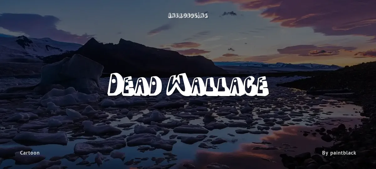 Dead Wallace font preview