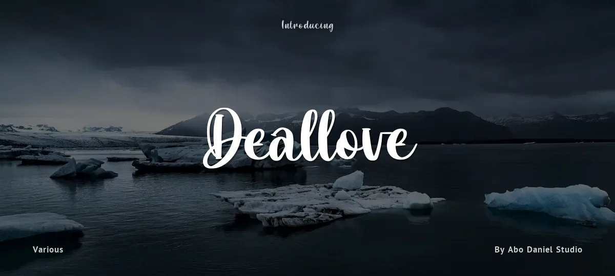 Deallove font preview