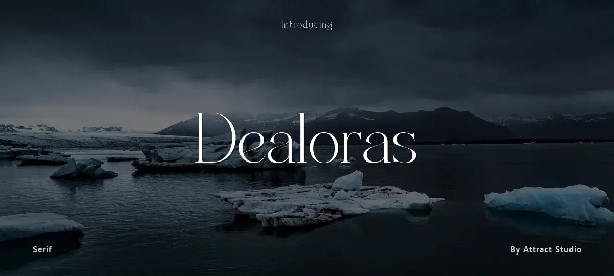 Dealoras font preview