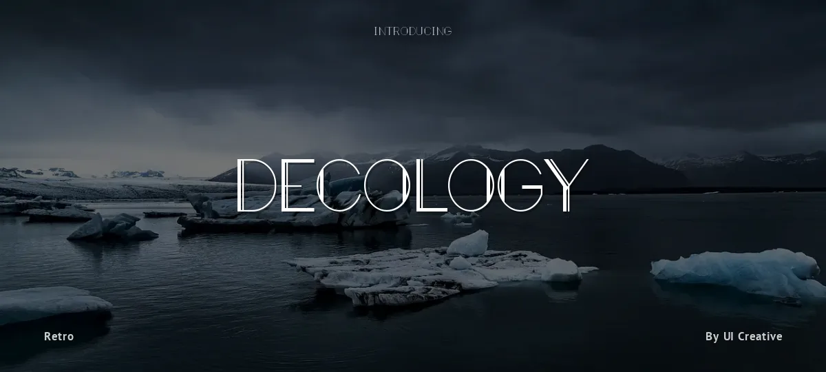Decology font preview