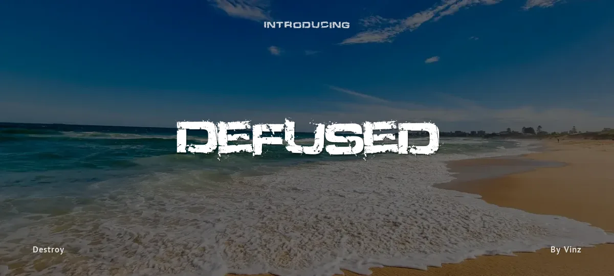 Defused font preview