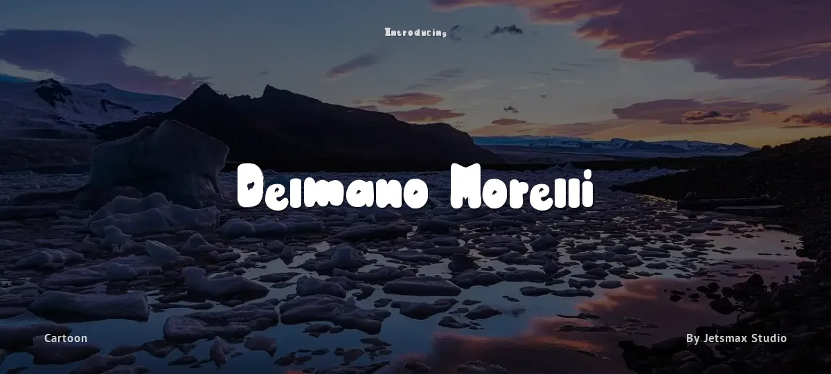 Delmano Morelli font preview