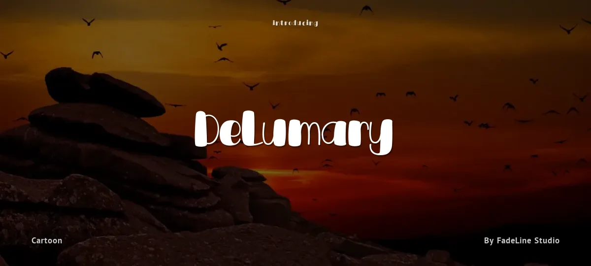 DeLumary font preview