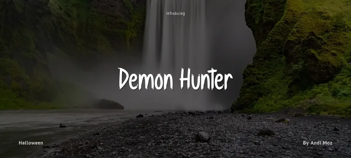 Demon Hunter font preview