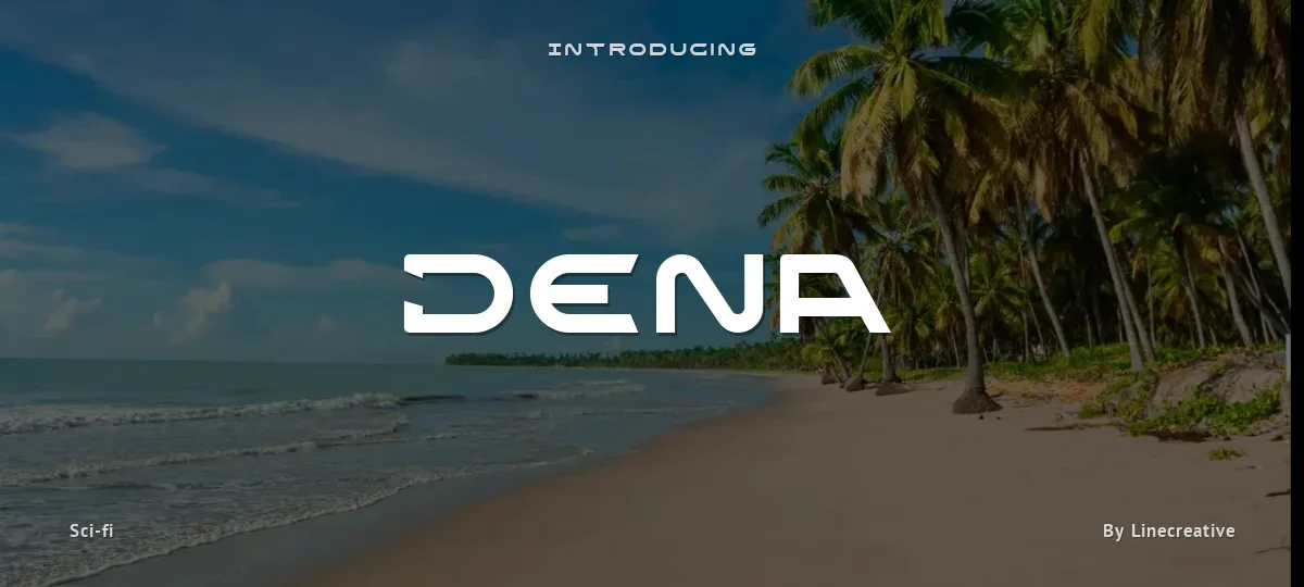 Dena font preview