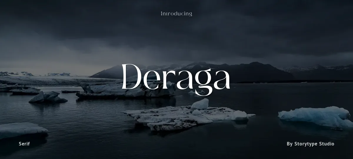 Deraga font preview