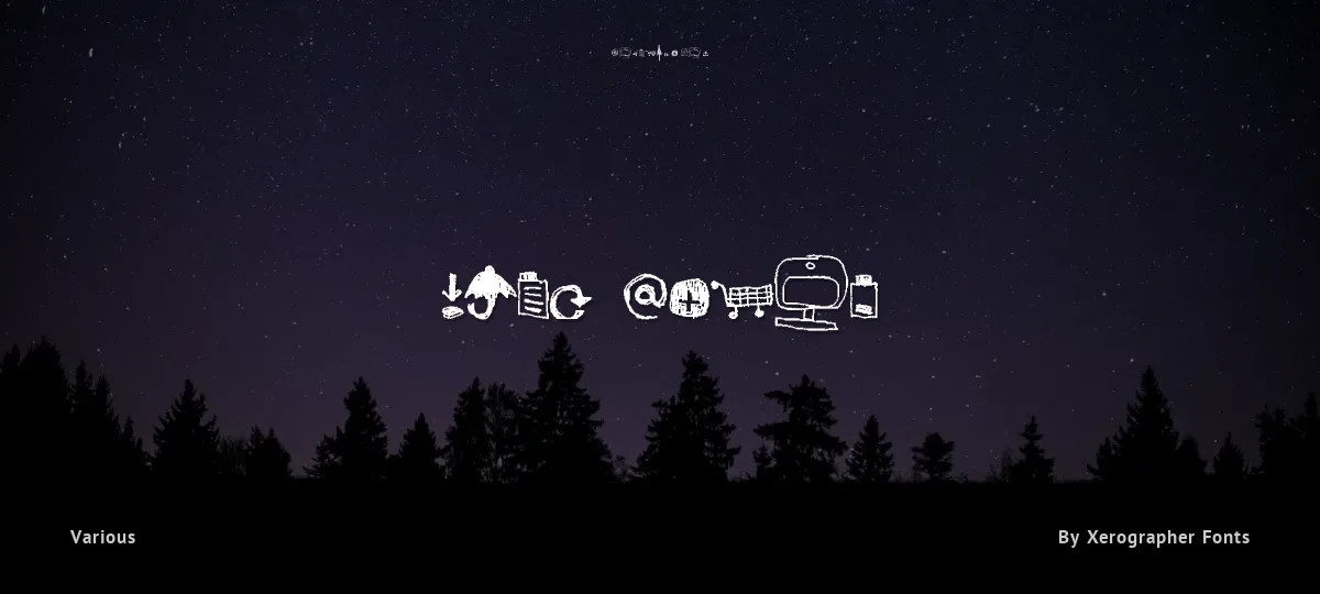 Derp Icons font preview