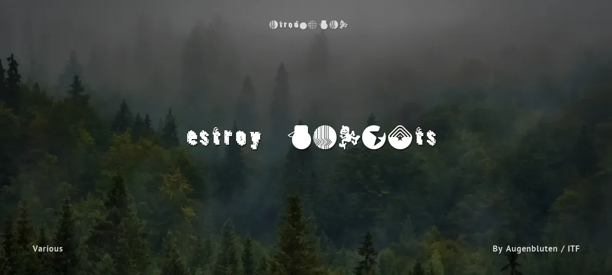 Destroy Dingbats font preview