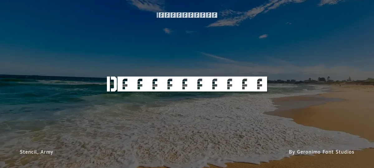 Destructive font preview