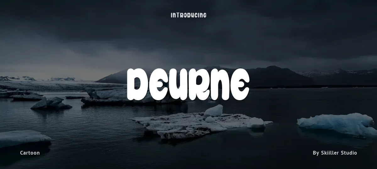 Deurne font preview