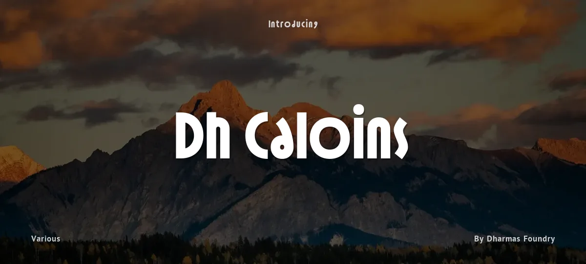 Dh Caloins font preview