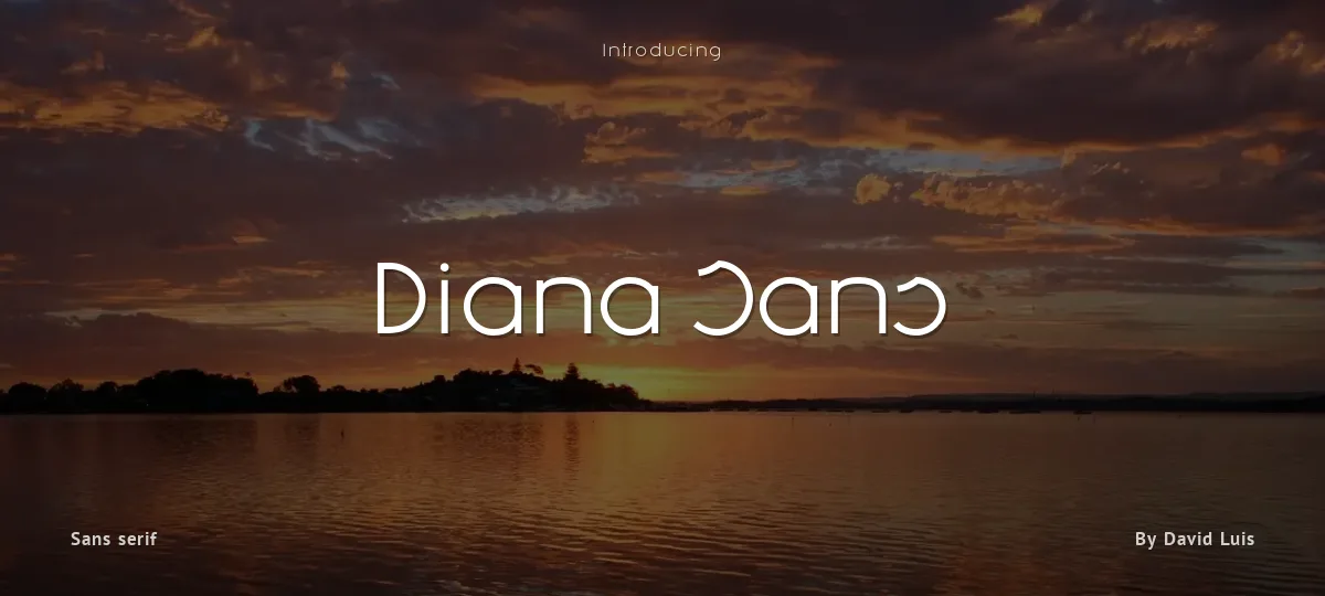Diana Sans font preview