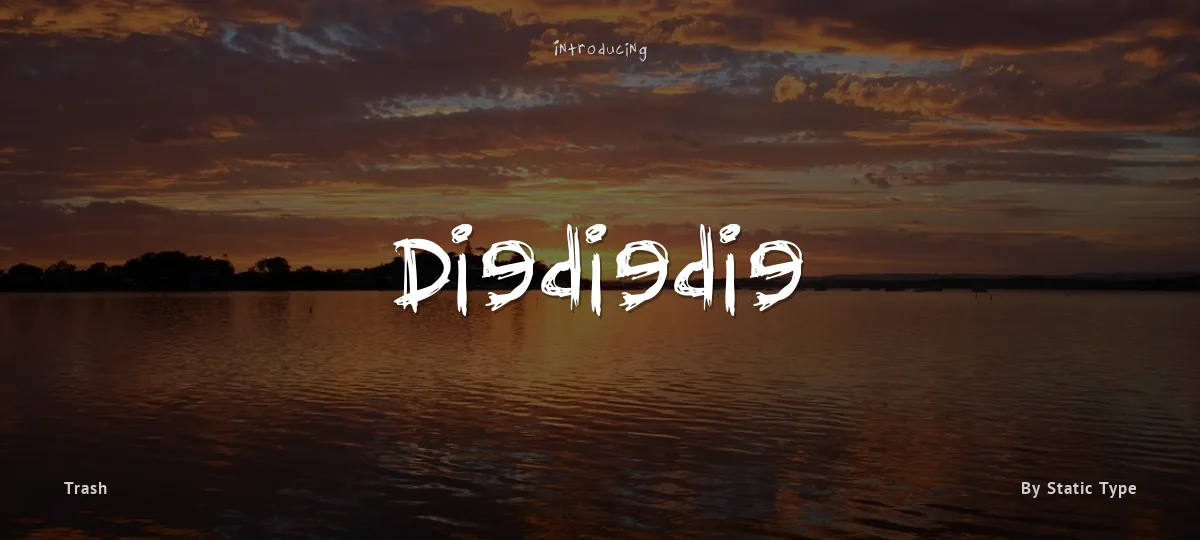 Diediedie font preview