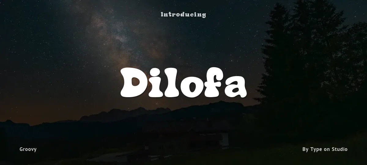 Dilofa font preview
