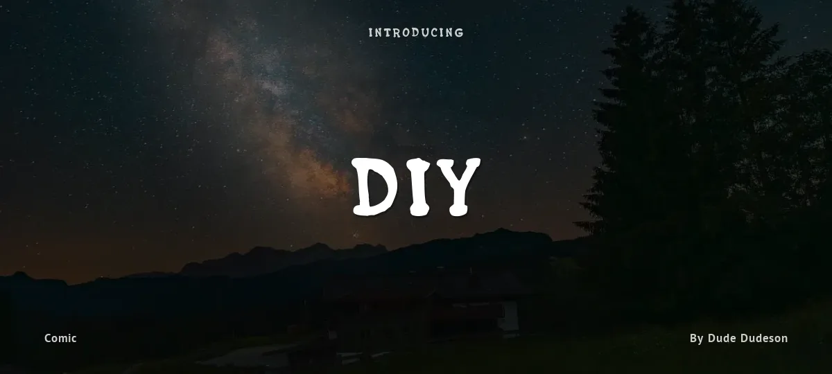 DIY font preview