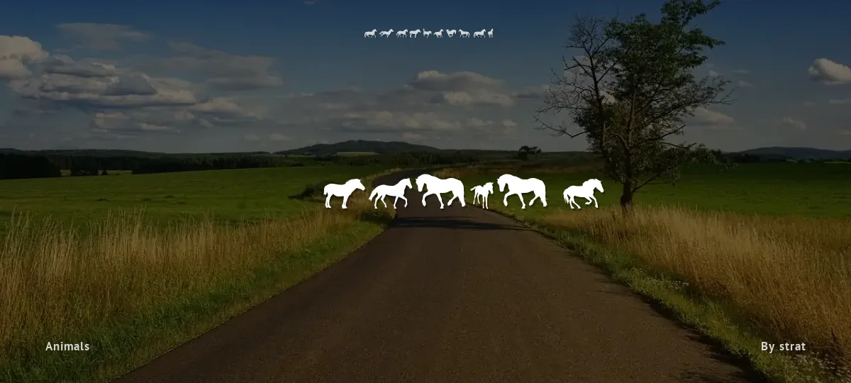 DJ Horses 1 font preview