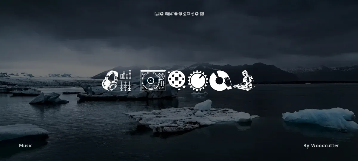DJ Icons font preview