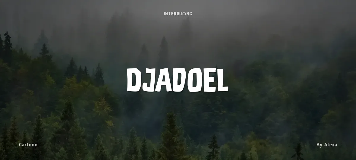 Djadoel font preview