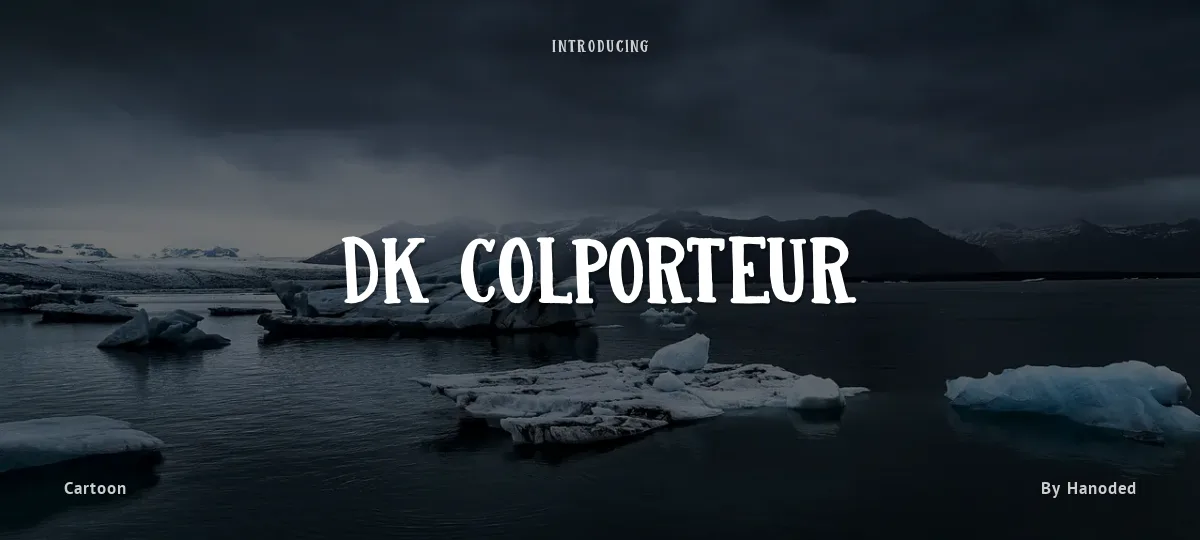 DK Colporteur font preview