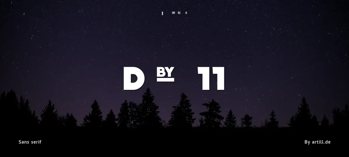 Dock 11 font preview