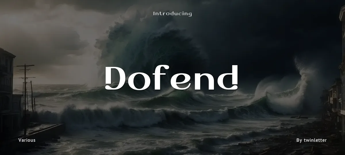 Dofend font preview