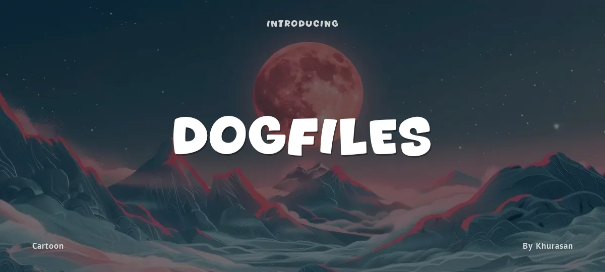 Dogfiles font preview