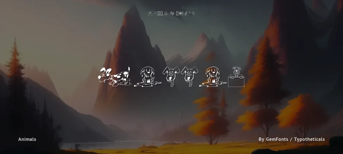 Doggon font preview