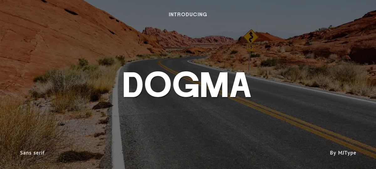 Dogma font preview